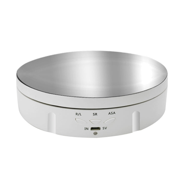 14.6cm USB Electric Rotating Turntable Display Stand for Photography and Video Shooting