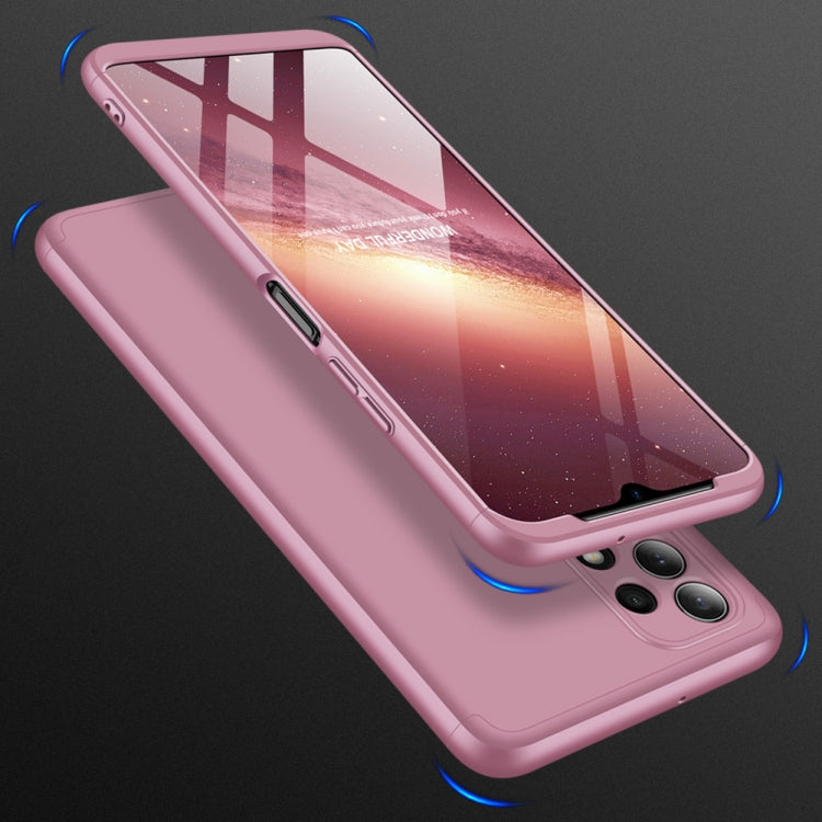 Innovative GKK Three Stage Splicing Full Coverage PC Case for Samsung Galaxy A32 4G (Rose Gold)