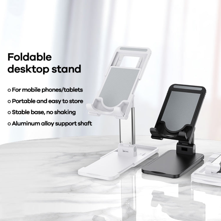 Remax RM-C54 White Telescopic Desktop Stand for Mobile Phones & Tablets up to 12 inches