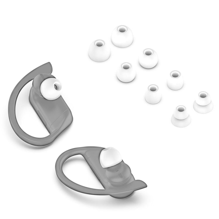 Wireless Earphone Silicone Ear Caps for Huawei FreeBuds 4i / FreeLace Pro / Active Noise Canceling Earphones 3 (4 Pairs, White)
