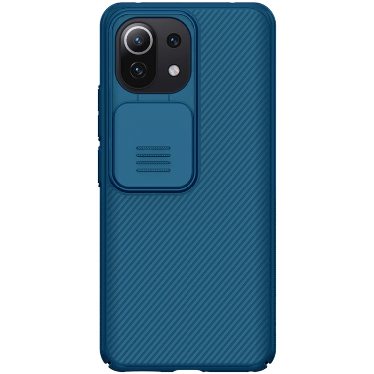 NILLKIN Black Mirror Series PC Camshield Case for Xiaomi Mi 11 Lite 4G / 5G (Blue)