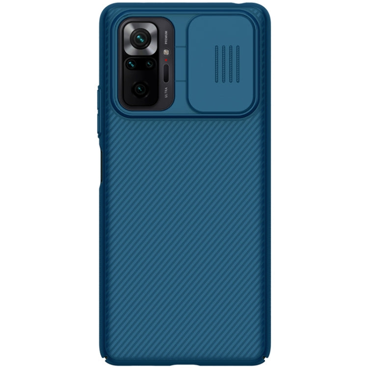 NILLKIN Black Mirror Series PC Camshield Case for Xiaomi Redmi Note 10 Pro/10 Pro Max (Blue)