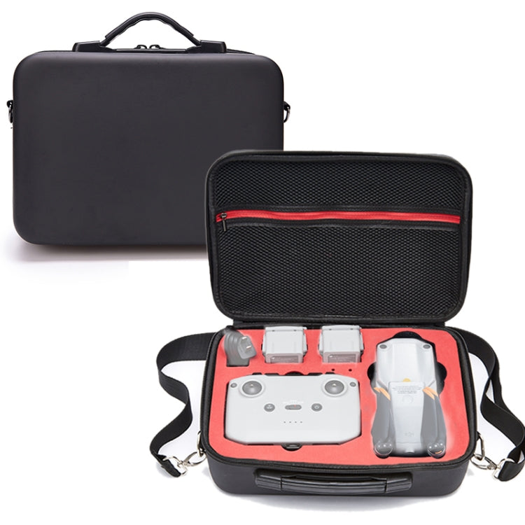Portable Shoulder Storage Travel Case for DJI Air 2S (Black with Red Liner)