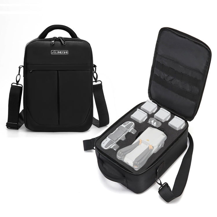Shockproof Waterproof Single Shoulder Storage Travel Carrying Case for DJI Air 2S (Black)