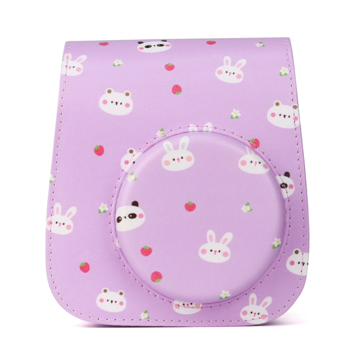 Fruit Animal Painted Series Camera Bag for Fujifilm Instax mini 11 with Shoulder Strap
