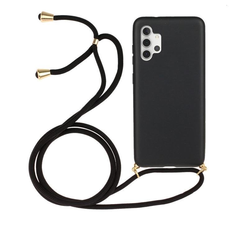 Samsung Galaxy A32 5G Eco-Friendly Black Protective Case with Lanyard