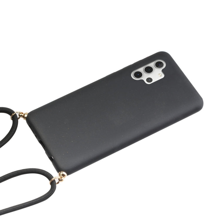 Samsung Galaxy A32 5G Eco-Friendly Black Protective Case with Lanyard