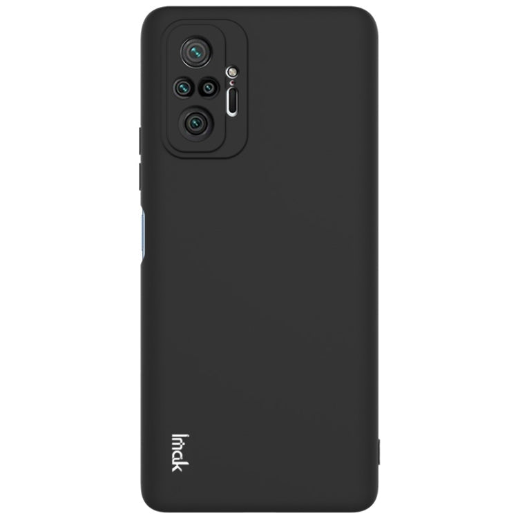 IMAK UC-2 Series Shockproof Full Coverage Soft TPU Case for Xiaomi Redmi Note 10 Pro / 10 Pro Max Global (Black)