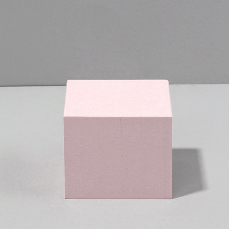 Pink Geometric Cube Photography Props for Table Shooting