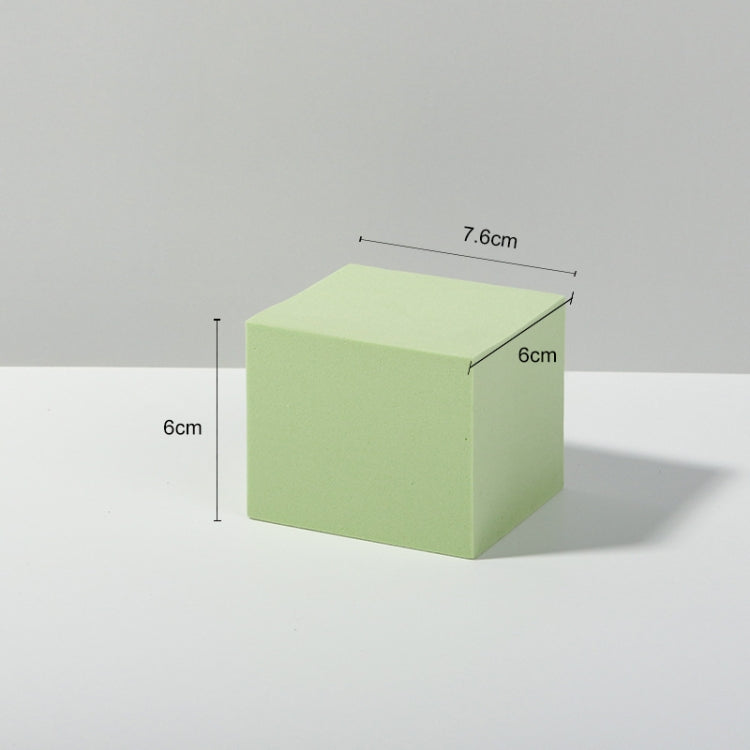 Green Cuboid Foam Props for Photography Background