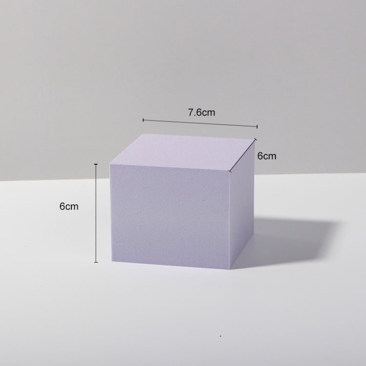 Purple Cuboid Foam Photography Props for Flatlay Photos