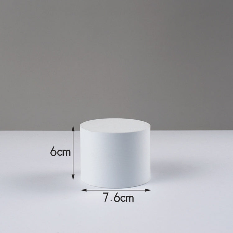 Geometric Cube Foam Props for Photography Background (White)