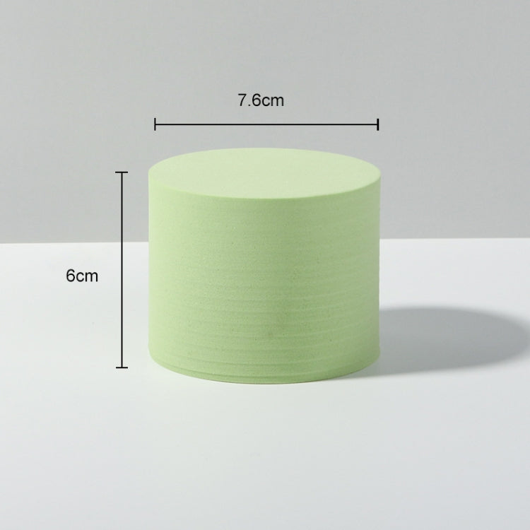 Geometric Cube Foam Props for Photography (Green, 7.6 x 6cm)