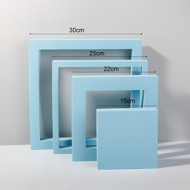 Geometric Cube Solid Color Photography Kit (Light Blue)