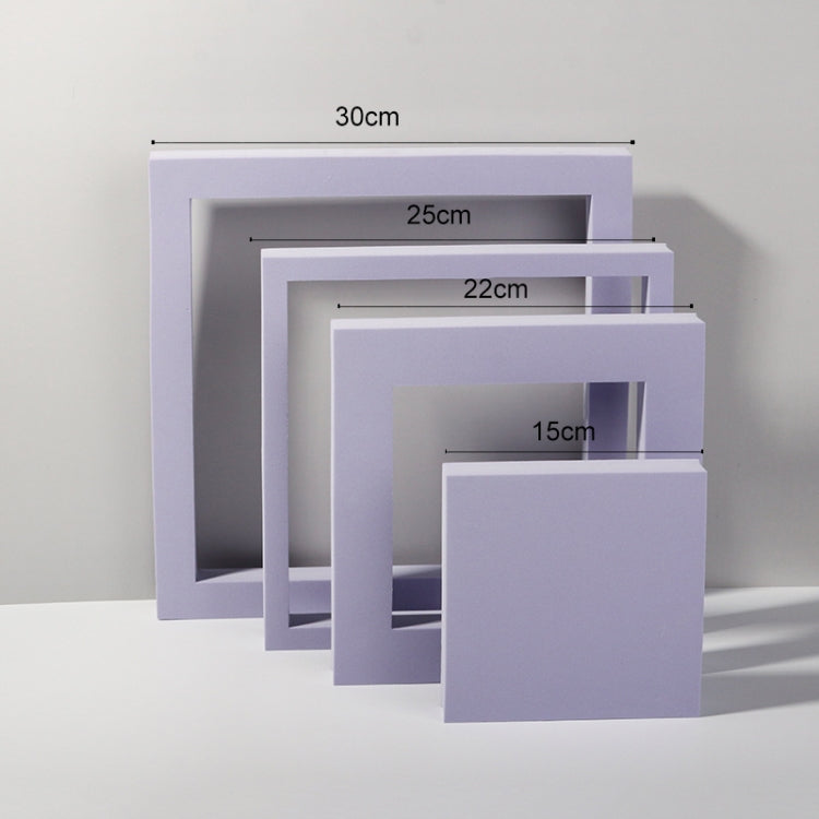 Geometric Cube Photography Background Kit - Purple