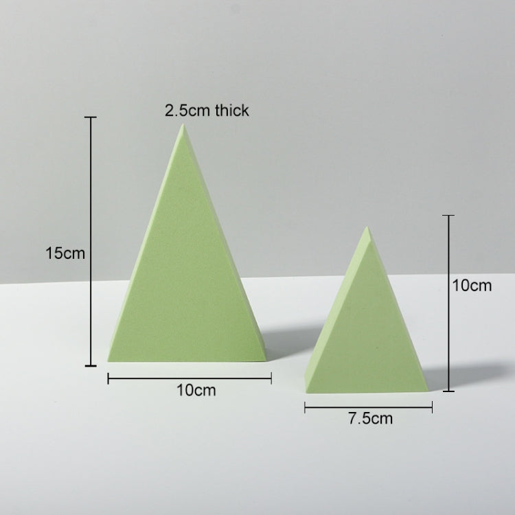 Geometric Cube Green Photo Background Foam Props Kit