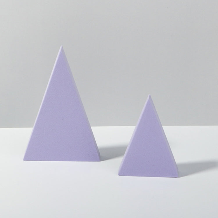 Purple Geometric Foam Props for Photography - Set of 2 Triangle Combo Kits