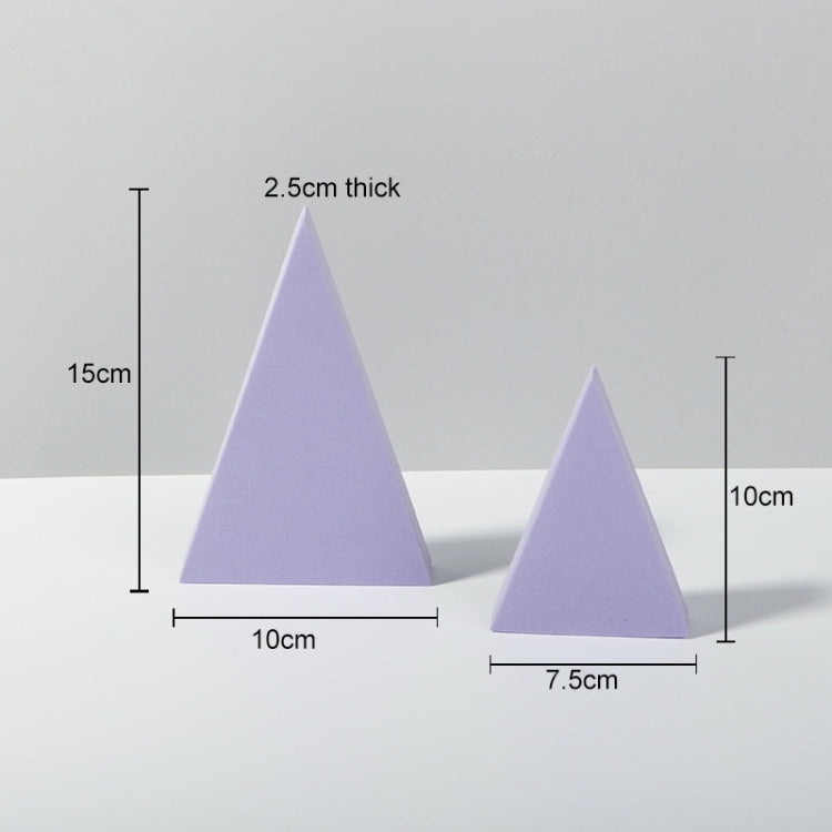 Purple Geometric Foam Props for Photography - Set of 2 Triangle Combo Kits