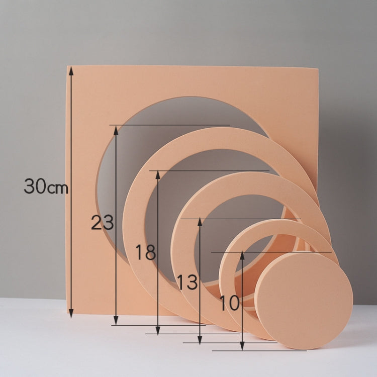 Round Combo Kits: Geometric Cube Foam Photography Background Props (Flesh Color)