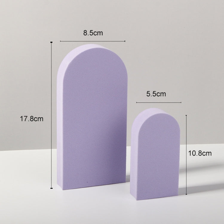 Purple Geometric Cube Photography Door Combo Kits