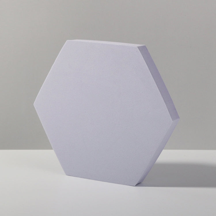 Purple Geometric Cube Photography Foam Props