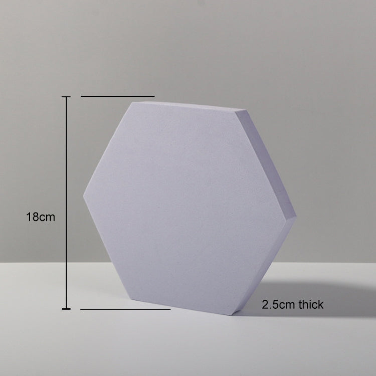 Purple Geometric Cube Photography Foam Props