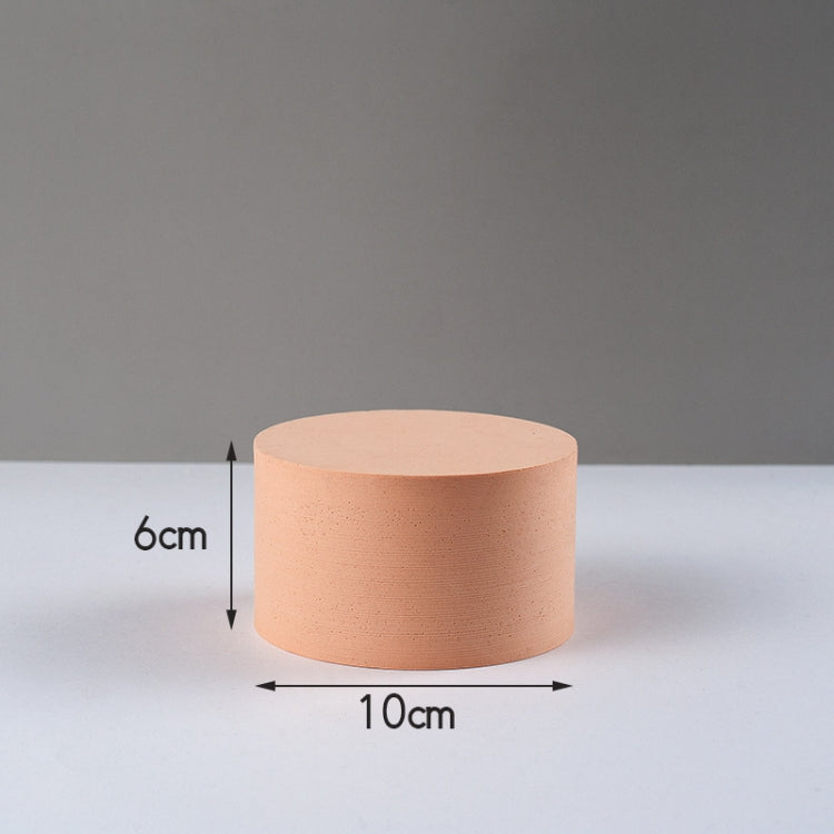 Cylinder Geometric Cube Solid Color Photography Props - Flesh Color