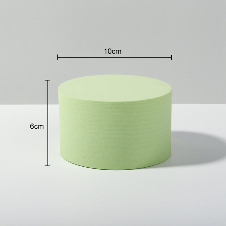 Green Geometric Cube Solid Color Photography Background Foam Props