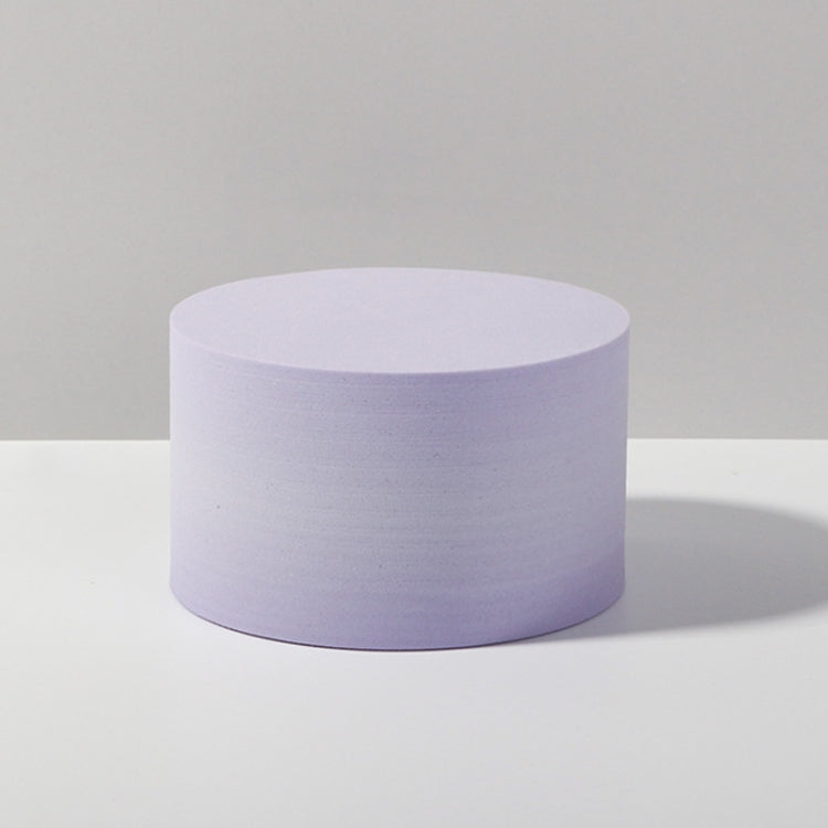 Purple Cylinder Geometric Cube Photography Foam Props