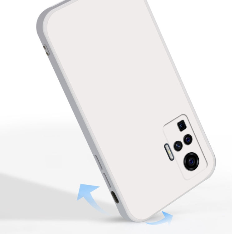 Blue Silicone Protective Case for vivo X50 Pro With Full Coverage
