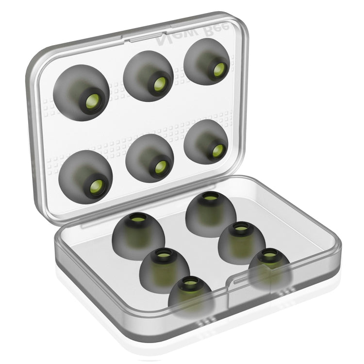 New Bee NB-M1 In-ear Silicone Ear Caps - 6 Pairs with Storage Box