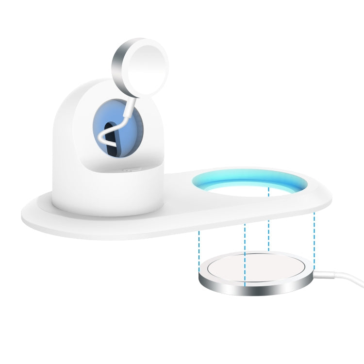 Multi-functional Magsafe Charging Stand for Apple Watch and iPhone (White)