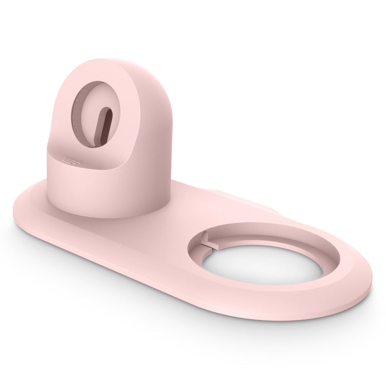 Dual-Function Magsafe Charging Stand for Apple Watch and iPhone (Pink)