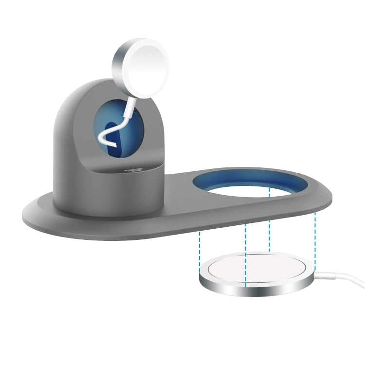 Magsafe Charging Stand for Apple Watch and iPhone in Grey