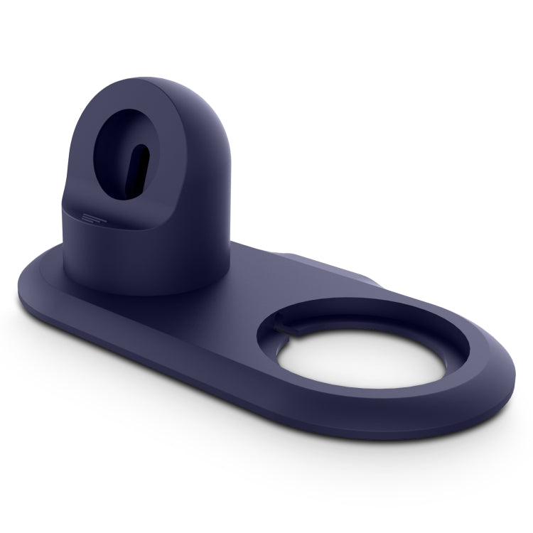 2 in 1 Multi-Function Magsafe Charging Stand Holder for Apple Watch / iPhone - Midnight Blue