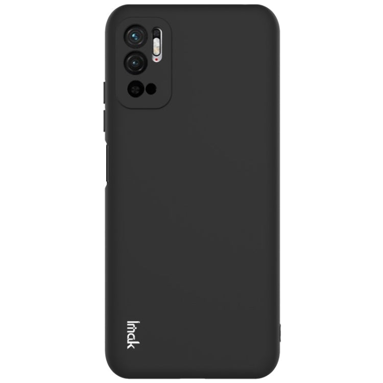 IMAK UC-2 Series Shockproof Full Coverage Soft TPU Case for Xiaomi Redmi Note10 5G / Poco M3 Pro 5G / 4G (Black)