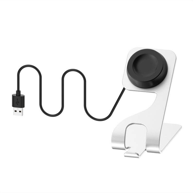 Universal Metal Magnetic Charger Holder for Huawei Watch 3 / 3 Pro (Silver)