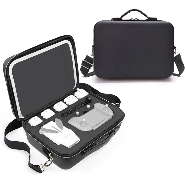Portable Single Shoulder Storage Travel Carrying Cover Case Box with Baffle Separator for FIMI X8 mini in Black + Black Liner