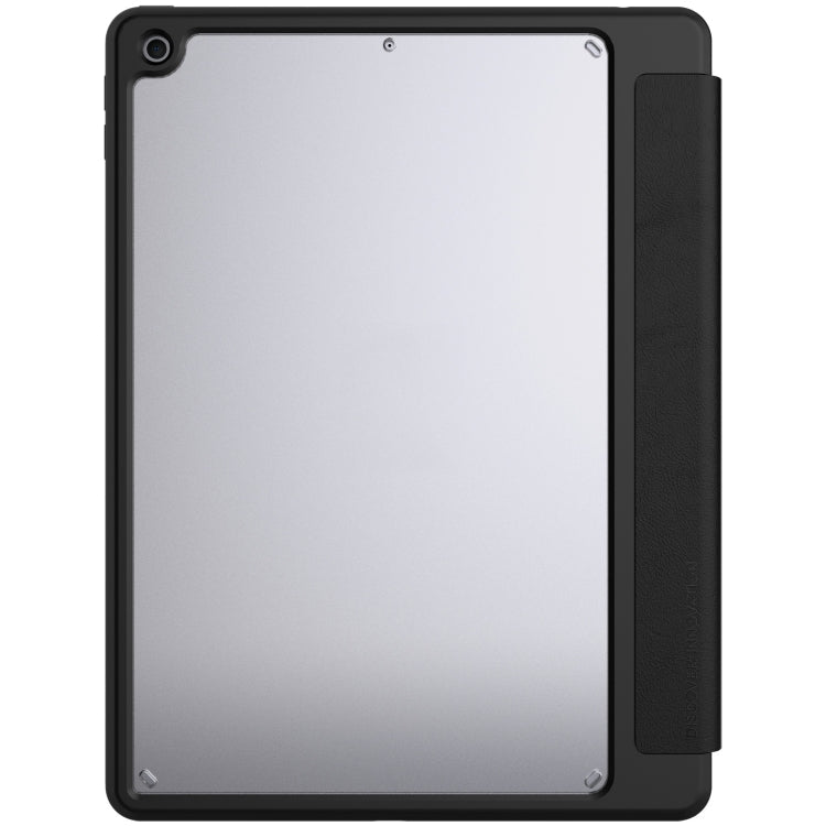 NILLKIN Black Leather Case for iPad 10.2 2021 / 2020 / 2019