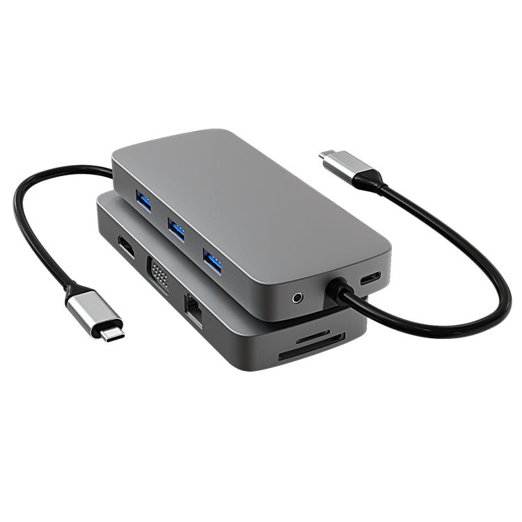Basix BL10V 10-in-1 USB-C Docking Station Hub