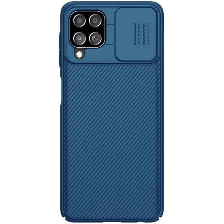 NILLKIN Black Mirror Series Camshield Full Coverage PC Case for Samsung Galaxy A22 4G LTE (Blue)