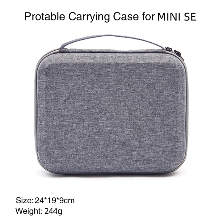 Shockproof Carrying Case for DJI Mini SE with Storage Bag - Grey and Black Liner