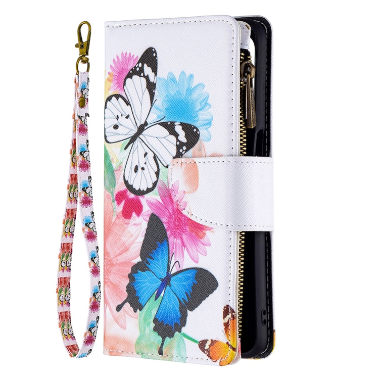 Colored Drawing Pattern Leather Case for OPPO A74 5G/A93 5G/A54 5G with Holder & Card Slots & Wallet
