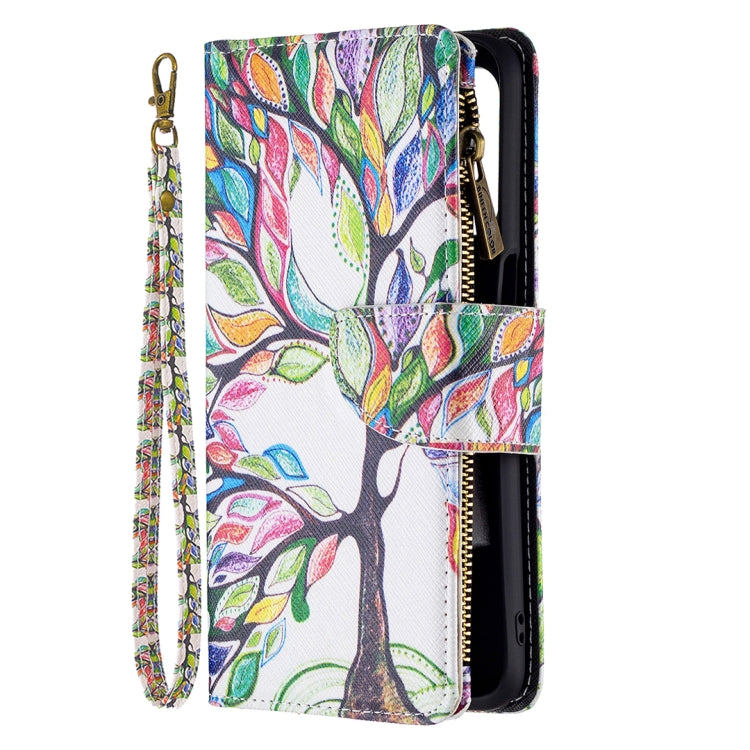OPPO A74 5G/A93 5G/A54 5G Big Tree Design Leather Case with Card Slots & Wallet