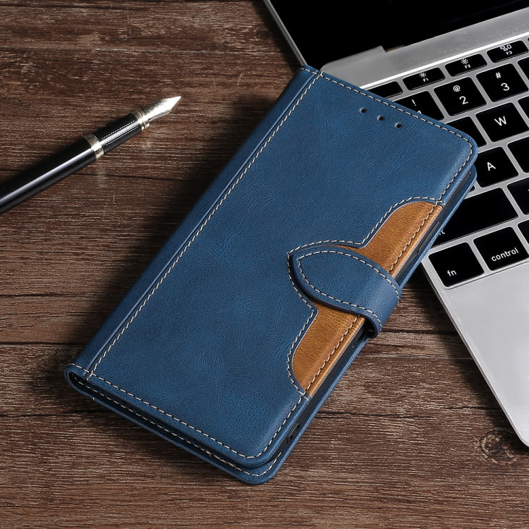 Stylish Blue PU Leather Case for OPPO Reno 5 with Magnetic Buckle & Card Slots