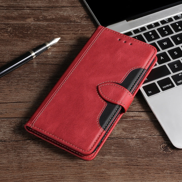 OPPO Reno 5 Red Magnetic Buckle Leather Case with Holder & Wallet