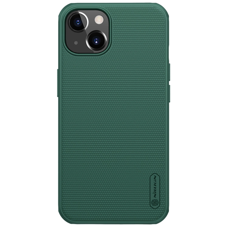 NILLKIN Super Frosted Shield Pro PC + TPU Protective Case for iPhone 13 (Dark Green)