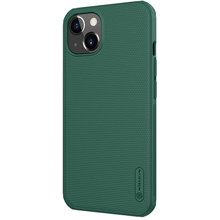 NILLKIN Super Frosted Shield Pro PC + TPU Protective Case for iPhone 13 (Dark Green)