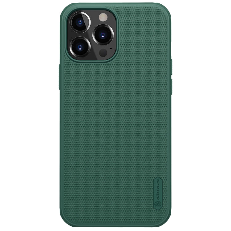 NILLKIN Super Frosted Shield Pro PC + TPU Protective Case for iPhone 13 Pro (Dark Green)