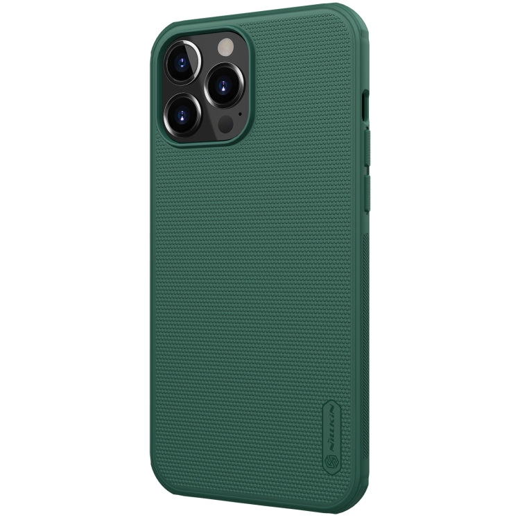 NILLKIN Super Frosted Shield Pro PC + TPU Protective Case for iPhone 13 Pro (Dark Green)